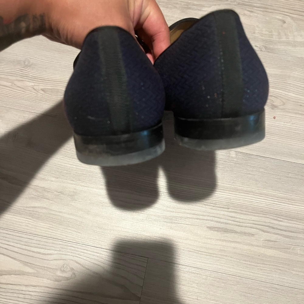 Christian Louboutin Black Patent Leather Loafers - Picture 5 of 7